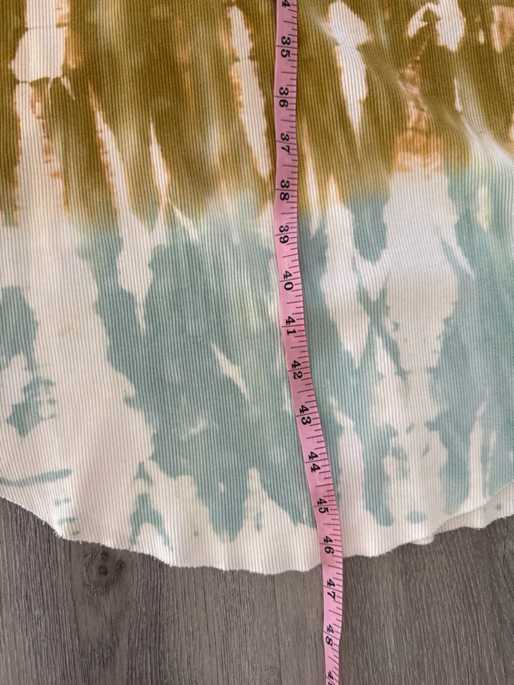 Young Fabulous & Broke Olive, Blush & Mint Tie-Dye Tank Maxi Dress (Sml Med fit) - Picture 4 of 5